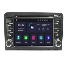 Radio con GPS para coche, reproductor Multimedia con Android 10, 2 Din, 4 + 64G, DVD, para Audi A3, 8P/A3, 8P1, Hatchback de 3 puertas/S3, 8P/RS3, Sportback 2024 - compra barato
