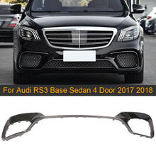 Carbon Fiber Car Front Bumper Lip Spoiler Chin Apron for Mercedes-Benz S Class W222 S63 S65 AMG 4-Door 2018 2019 Front Lip 2024 - buy cheap