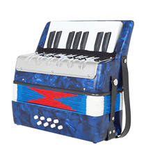 17 Key Professional Mini Accordion Educational Musical Instrument for Kids Adults 2024 - buy cheap