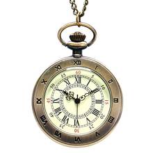 Маленькие кварцевые часы в стиле стимпанк с бежевым циферблатом и римскими цифрами под бронзу, мужские и женские подарочные часы 2024 - купить недорого