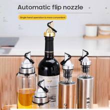 NEW Olive Oil Sprayer Liquor Dispenser Wine Pourers Oil Bottle Stopper Lock Plug Flip Top Stopper Wine Pourer Kitchen Bar Tool 2024 - buy cheap