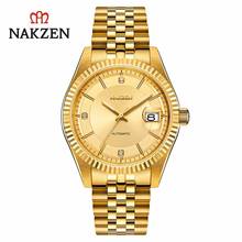 NAKZEN Men Watch Automatic Mechanical Watch Life Waterproof Wristwatch Stainless Steel Luxury Clock Gifts for Men Relojes Hombre 2024 - buy cheap
