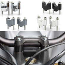 Motorcycle Accessories Handlebar Risers Mounting Mount Riser CNC Billet Aluminum Fit For Yamaha Tenere 700 2024 - buy cheap