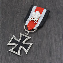 Qualidade superior 1813 cruz de ferro 1939 medalha cavaleiro cruz ek2 distintivo com folha de carvalho 2024 - compre barato