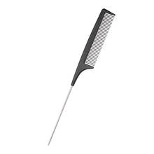 Abody Pintail Comb for Salon Plastic Hair Cutting Styling Stainless Steel Handle Hairbrush Professional Hairdressing Barber Comb 2024 - buy cheap