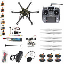 F08618-S DIY FPV Drone  6-axle Hexacopter  Kit HMF S550 Frame PXI PX4 Flight Control 920KV Motor GPS Gimbal AT10II Transmitter 2024 - buy cheap