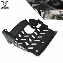 Acessórios da motocicleta placa skid bash quadro guarda moto motor guarda protetor bash skid para honda nc750x 2017 2018 2019 2020 2024 - compre barato