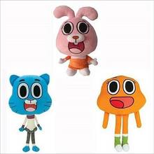 25cm  Cartoon Amazing World Gumball Cat Plush Toy Dolls For Kid Gift 2024 - buy cheap