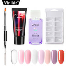 Yinikiz Poly Extension Nail Gel Nail Acrylic Gel UV Builder Gel Tips 30ml Slip Solution Quick Extension Gel Polish 2024 - купить недорого