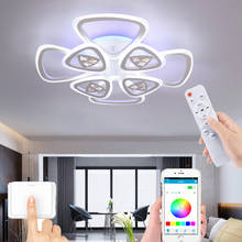 Modern bedroom LED hotel restaurant chandelier living room ceiling lamp bedroom study remote control dimming lighting 2024 - buy cheap