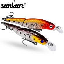 Sunlure 1pc 8 colors Minnow Fishing Lures 0.26oz-7.5g Hard Lure Fishing 9.2cm-3.62" Tackle 6# Hook Artificial Bait  Hard Lure 2024 - buy cheap