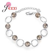 Wholesale Brand 925 Sterling Silver Pendant Beads Charm Bracelet For Women Lovely Fine Bracelet Children Gift Korean Jewelry 2024 - buy cheap