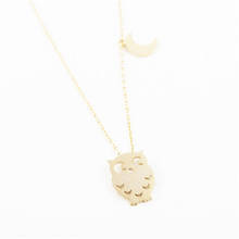 Модное ожерелье с подвеской «лунный свет Совы» для женщин 10 шт./лот 2024 - купить недорого