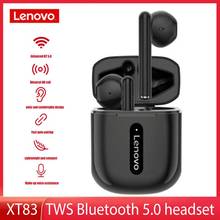 Lenovo xt83 tws bluetooth 5.0 fone de ouvido sem fio 9d esportes estéreo ipx5 chuva à prova dwaterproof água fones com microfone 2024 - compre barato