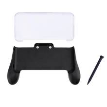 3 in 1 Hand Grip Gamepad Holder +Crystal Case+Plastic Stylus Pen for Nintendo NEW 2DS LL XL 2024 - buy cheap