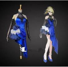 Disfraz de Altria Pendragon, disfraz de Anime japonés Fate Stay Night, extella Saber, Arturia, Pendragon, vestido de lujo 2024 - compra barato