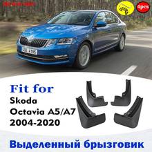 Guardabarros delanteros y traseros para Skoda Octavia, accesorios de coche, estilismo automático, para A5, A7, 5E, 4 unidades 2024 - compra barato