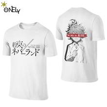 Camiseta de Neverland Vaporwave para hombre, camisa de cuello redondo con estilo, estilo Harajuku, Anime, The Promised, Neverland 2024 - compra barato