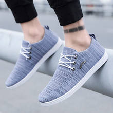 2019 Fashion Men Flats Outdoor Canvas Casual Lace-Up Lazy Shoes Breathable Sneakers sport shoes men casual shoes men sneakers 2024 - buy cheap