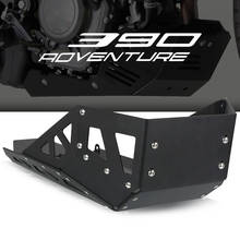 Motocicleta 390 aventura de alumínio do motor guarda capa protetor skid placa bash quadro guarda para 390 aventura 390 adv acessórios 2024 - compre barato