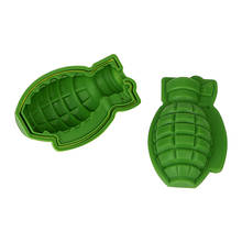 Ice Cube Mold Kitchen Tools Silicone Ice Cream Maker 3D Grenade Shape Bar Drinks Ice Maker 2024 - buy cheap