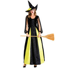 Umorden Women's Goth Maiden Witch Costume Cosplay Fantasia Halloween Costumes for Women 2024 - buy cheap