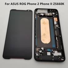 6.59"For ASUS ROG Phone 2 Phone II ZS660K Amoled LCD Display+ Touch Screen Digitizer Assembly For  I001D I001DA I001DE Screen 2024 - buy cheap