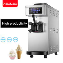 XEOLEO Commercial Ice Cream Machine High Productivity Single Flavor Soft Ice Cream Maker Stainless Steel With Pump&Fresh Keeping 2024 - buy cheap