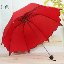 Women's umbrellas ruffle creative female umbrella provides a comfortable sunscreen umbrella for the princess free sale  3 2024 - buy cheap