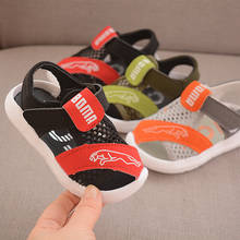 2020 летняя детская одежда брендовая обувь с открытым носком; сандалии для мальчиков Ортопедические Спорта из искусственной кожи, для детей для маленьких мальчиков сандалии обувь 2024 - купить недорого