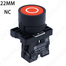 1PCS XB2 22mm 1 NC N/C Red  Sign Momentary Push Button Switch 600V 10A 2024 - buy cheap