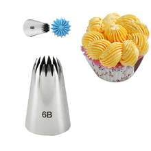 6B# Icing Nozzle Decorating Tip Sugarcraft Cake Decorating Tools Baking Tools Bakeware 2024 - buy cheap