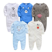 Spring Baby Boys Clothes Baby Footies Toddler Girls Clothing Infant Jumpsuit Long Sleeve Newborn Costume Cartoon Toddler Onesies 2024 - buy cheap