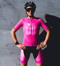2020 Pro Team триатлон костюм женский розовый веломайка Skinsuit комбинезон Maillot Велоспорт Ropa ciclismo с длинным рукавом набор гель 2024 - купить недорого
