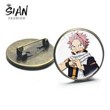 SIAN Japanese Anime Fairy Tail Series Brooches Party Brithday Decorative Pins Badge Favorite Figure Souvenir Fashion Fans Gifts 2024 - buy cheap