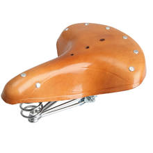 Outdoor Sport Cycling Leather saddle man women MTB Mountain Seat Retro Saddle seat Vintage Rivet Bicycle Saddles bike seat Parts 2024 - buy cheap