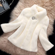 AYUNSUE Natural Mink Fur Coat Female Luxury Full Pelt Real Fur Jackets 2020 Winter Jacket Women Short Korean Outwear MY3679 2024 - buy cheap