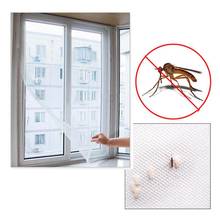 150 x 130cm  Mesh Net Flyscreen Curtain Anti Insect Fly Mosquito Bug Curtains Window Mesh Screen White 2024 - buy cheap