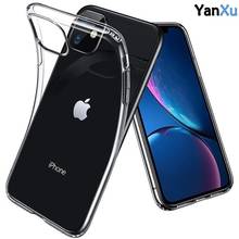 Ultra-thin Clear Soft TPU Case For iPhone 12 11 Pro Max XS XR MAX X 8 7 6 Plus 5S Silicone Shockproof Cover For i12 Mini SE 2020 2024 - buy cheap