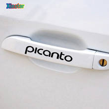 4pcs Reflective car door handle sticker For Kia picanto 2024 - buy cheap