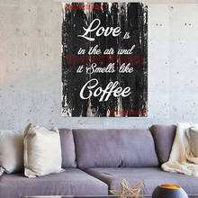 Love coffee 5d алмазная картина, полностью квадратная картина со стразами, домашнее сердце, семейное украшение для дома, гостиной, Настенная Наклейка 2024 - купить недорого