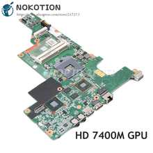 Nokotion 646670-001 646672-001 para hp cq43 431 631 placa de vídeo hm65 ddr3 hd 7400m portátil 2024 - compre barato