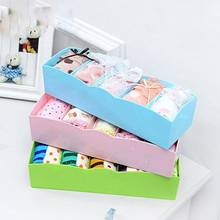 5 Cells Plastic Storage Box Tie Bra Socks Drawer Cosmetic Divider Tidy Organizer Home Space Management Sorting And Organizing 2024 - buy cheap