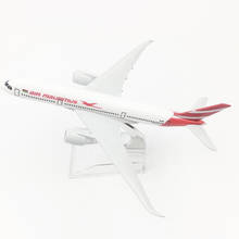 Escala 1:400 de 16CM, Airbus A350, modelo de aerolíneas, tren de aterrizaje, Avión de aleación de las aerolíneas de montaña, avión con base de soporte, colección 2024 - compra barato