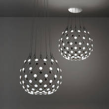 LED Postmodern Black White Weiqi Designer Chandelier Lighting Lustre Suspension Luminaire Lampen For Dinning Room Foyer 2024 - buy cheap