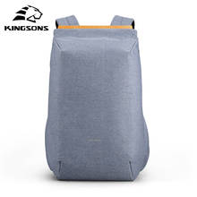 Kingsons, mochilas de laptop multifuncionais masculinas, mochilas antifurto com zíper e carregamento usb de 15.6 polegadas, mochila de viagem durável para homens e adolescentes 2024 - compre barato