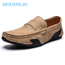 2020 New Fashion Style Leather Spring Casual Shoes Men Shoes Handmade Vintage Loafers Flats Hot Sale Moccasins Big Size 39-46 2024 - buy cheap