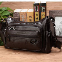 Женская сумка-мессенджер из натуральной кожи, сумка через плечо, сумка для покупок с несколькими карманами, высокое качество, женская сумка на плечо из натуральной кожи 2024 - купить недорого