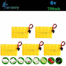 ( M Model ) 6v 700mah NiCD Battery For Rc toys Cars Tanks Robots Boats Guns 6v Rechargeable Battery AA Battery 1-10 PCS 2024 - buy cheap