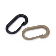 1 PCS Good Quality U-Ring Locking Carabiner Buckle Keychain Ring For Tactical Outdoor MOLLE Webbing Backpack 2024 - buy cheap